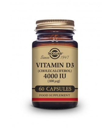 Solgar Vitamina D3 4000UI 100MCG 60 capsulas