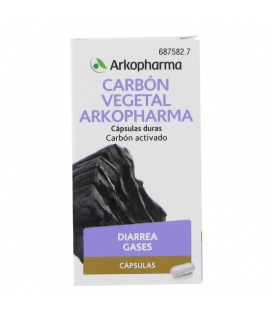 ARKOCAPSULAS CARBON VEGETAL 225 MG 50 CAPSULAS