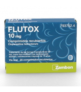 Flutox 10 Mg 20 Comprimidos Recubiertos