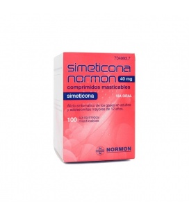 Simeticona Normon 40 Mg 100 Comprimidos Masticables