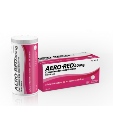 AERO RED 40 MG 100 COMPRIMIDOS MASTICABLES