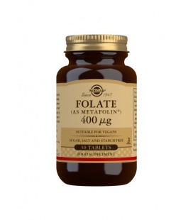 Solgar Folato (como Metafolin) 400Mcg 50 Comprimidos