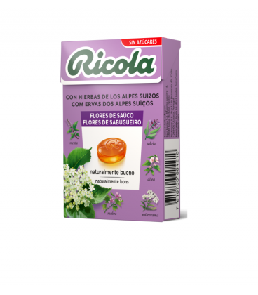 RICOLA CARAMELOS SIN AZUCAR FLOR DE SAUCO