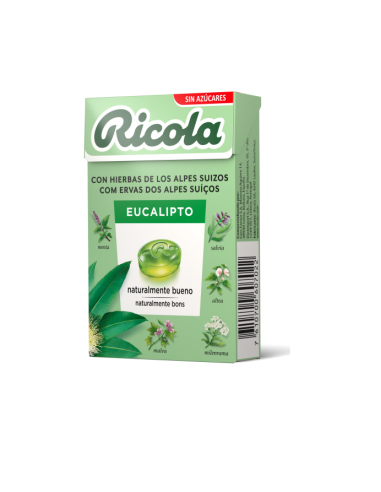 Ricola Caramelos Sin Azucar Eucaliptus 50g