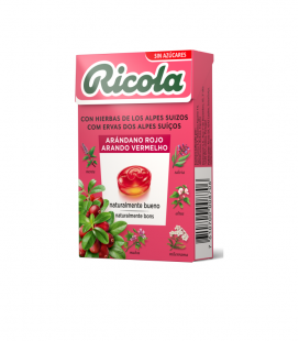 Faes Ricola Caramelos Sin Azúcar Arándanos Rojos 50g