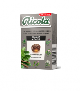 Faes Ricola Caramelos Sin Azúcar Regaliz 50g