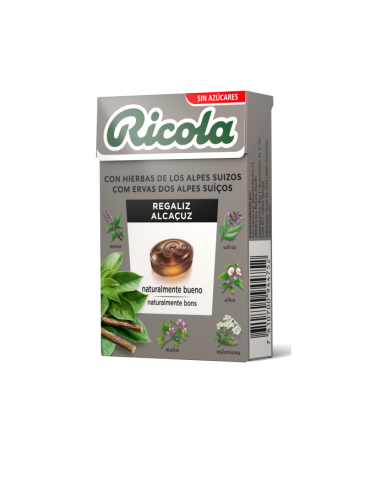 Faes Ricola Caramelos Sin Azúcar Regaliz 50g