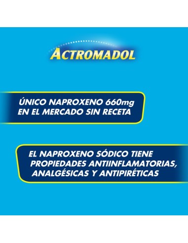 Actromadol 660 Mg 8 Comprimidos De Liberación