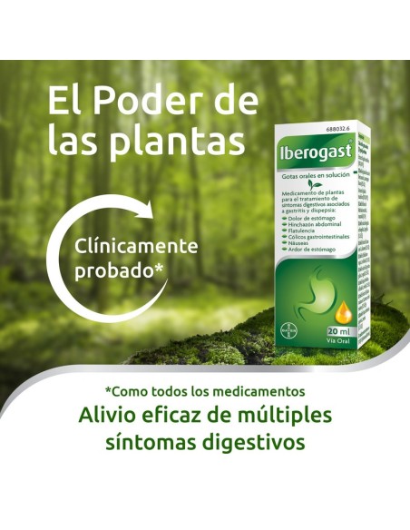IBEROGAST GOTAS ORALES SOLUCION 20 ML