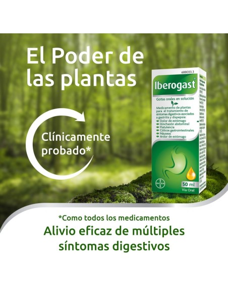 IBEROGAST GOTAS ORALES SOLUCION 50 ML
