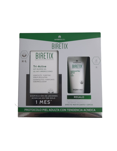 Biretix pack tri-active gel anti-imperfecciones 50 ml