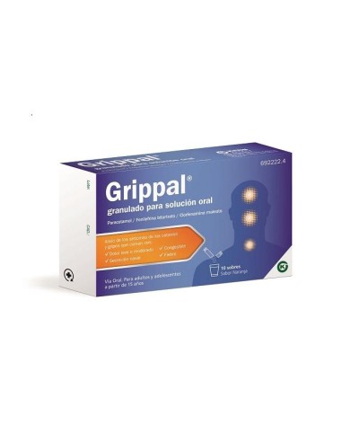 Grippal granulado para solución oral 10 sobres