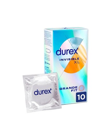Durex Invisible XL 10 Unidades