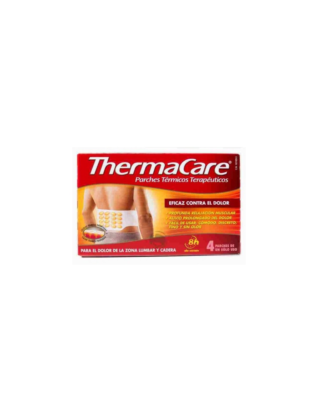 THERMACARE ZONA LUMBAR Y CADERA PARCHES TERMICOS