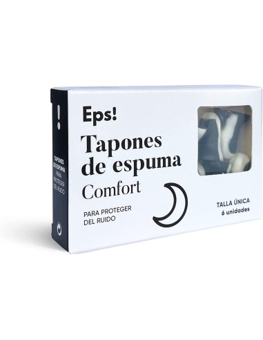 eps! Tapones de espuma comfort 6 unidades