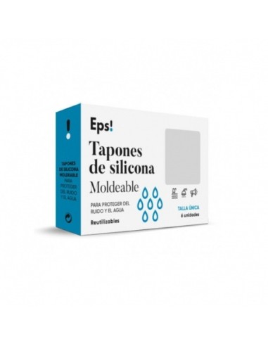 Eps! tapones de silicona moldeables 6 unidades