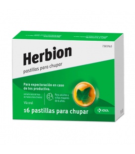 Herbion 16 pastillas para chupar