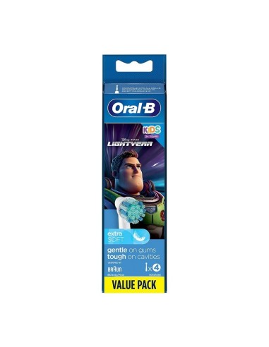 Oral-b cepillo eléctrico recambios Lightyear 4 unidades