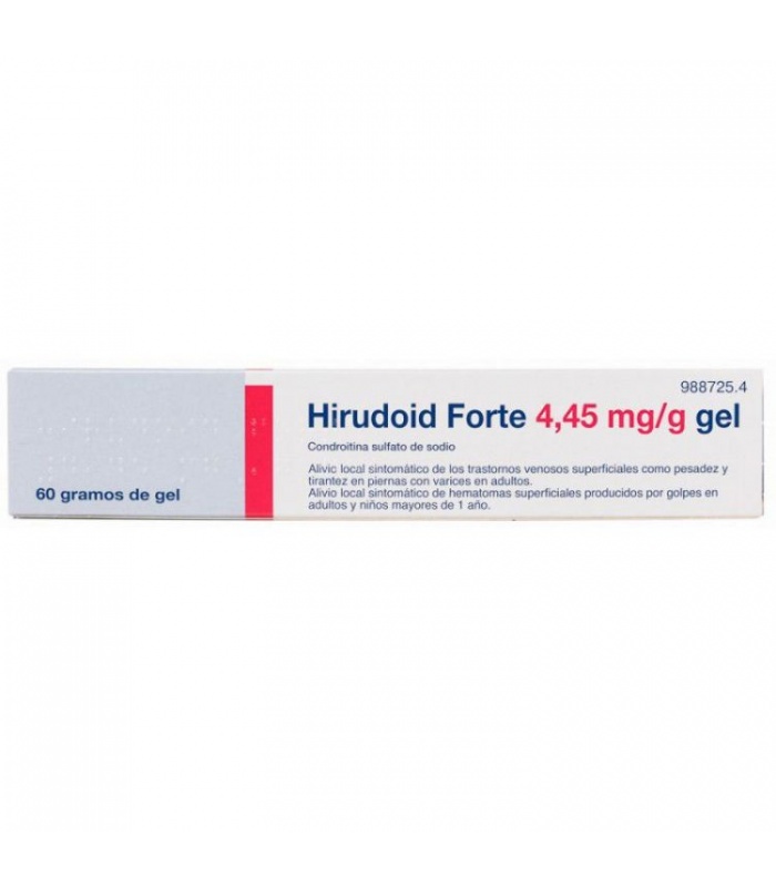 Posibilidades Corredor Imposible Comprar Hirudoid forte 4,45 mg/g gel cutáneo 1 tubo 60 gr a precio de oferta