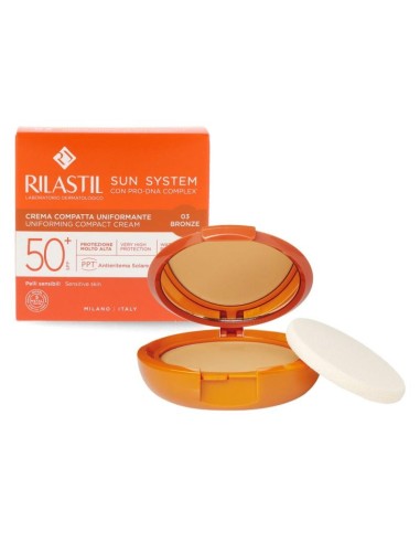 Rilastil sun system spf50+ compacto bronze 10gr
