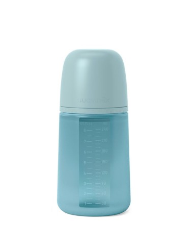 Biberón silicona suavinex soft colour +3 meses (240ml)