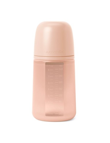 Biberón silicona suavinex soft colour +3 meses (240ml)