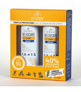 Heliocare 360º sport spray protector solar duplo