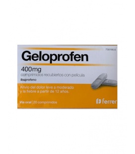 Geloprofen 400 mg 20 comprimidos recubiertos