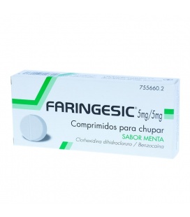 Faringesic 5 mg/5 mg 20 comprimidos para chupar