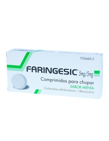 Faringesic 5 mg/5 mg 20 comprimidos para chupar