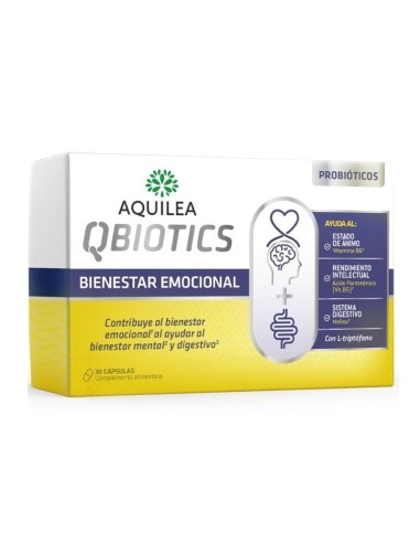 Aquilea Qbiotics bienestar emocional 30 cápsulas