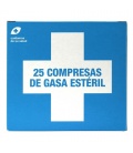 Gasa Esteril Algodon Hidrofilo Compresas 25uds
