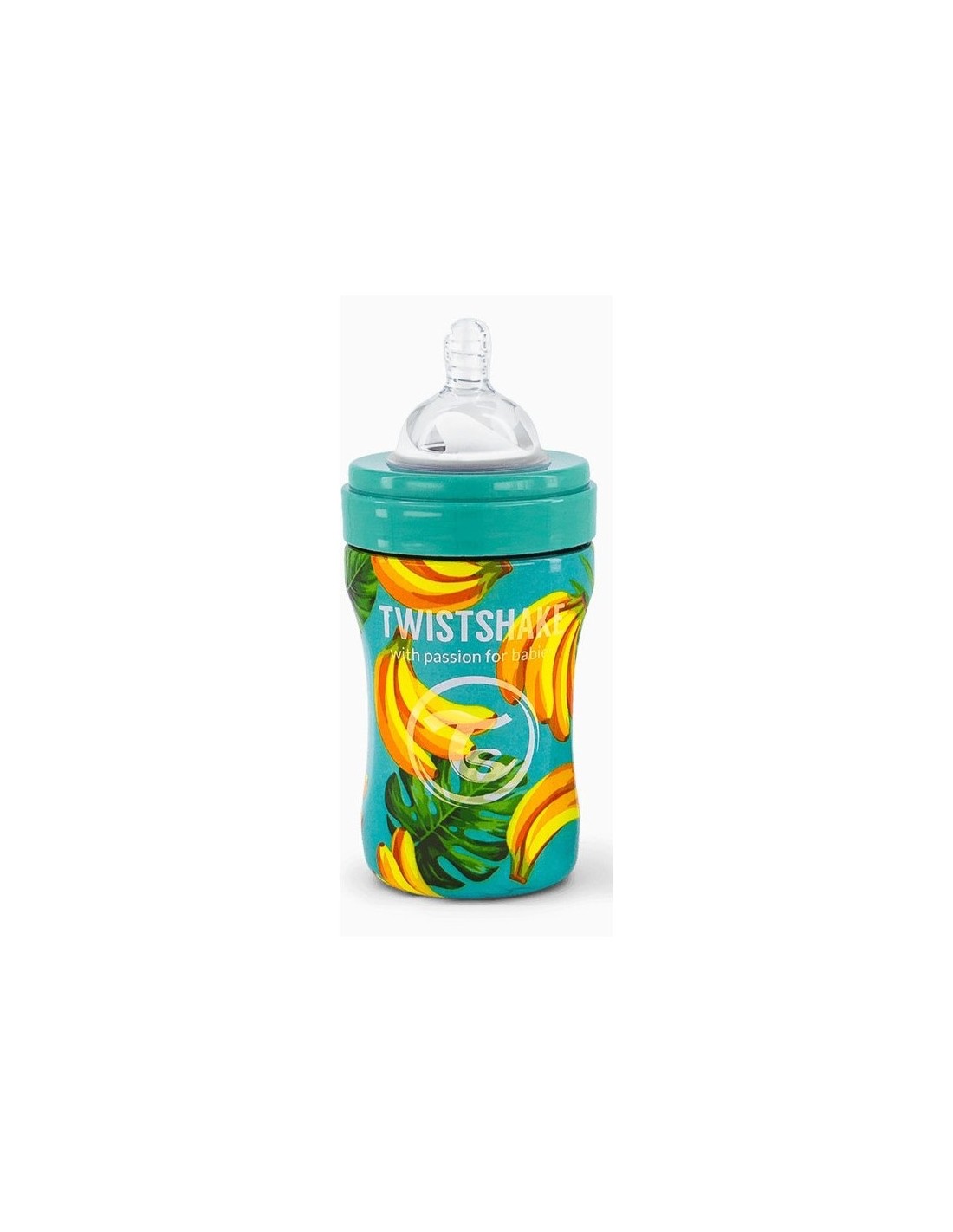 Twistshake Biberón Anticólicos Azul 260ml