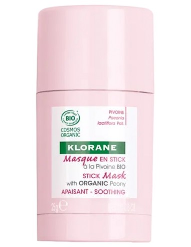 Klorane mascarilla en stick a la peonia bio 1 stick 25 gr