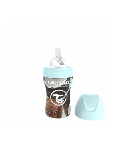 Twistshake biberón anticólico acero coco 260 ml