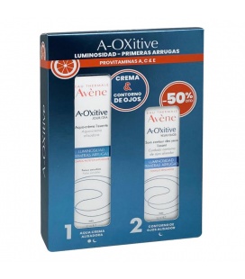 Avene pack a-oxitive día crema + contorno de ojos