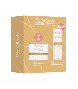 Avene pack dermabsolu crema día + contorno de ojos