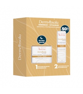 Avene pack dermabsolu crema noche + contorno ojos