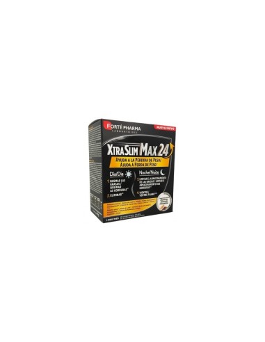 Xtraslim max 24 30 comprimidos día + 30 comprimidos noche