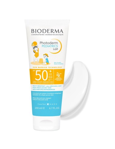 Bioderma photoderm pediatrics lait spf50+ 200 ml