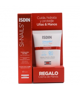 Isdin si-nails fortalecedor de uñas  + crema reparadora