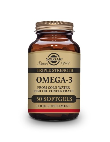 Solgar omega 3 triple concentración 50 cápsulas