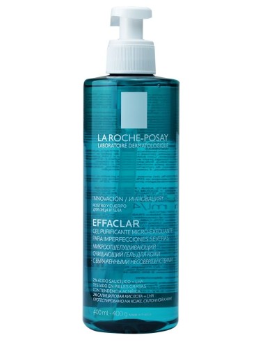 Roche Posay effaclar gel purificante micro exfoliante 400 ml