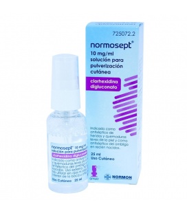 Normosept 10 mg/ml Solución Para Pulverización Solución tópica 25 ml