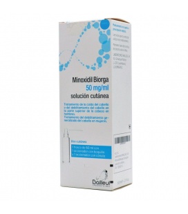 Minoxidil biorga 50 mg/ml solución cutánea 1 frasco 60 ml