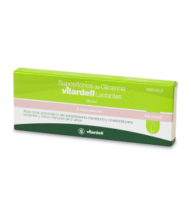 Supositorios de Glicerina Vilardell Lactantes