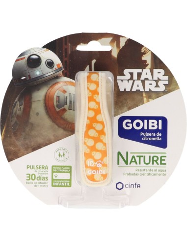 Goibi pulsera de citronella nature star wars BB8