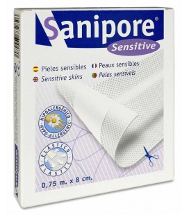 Sanipore Sensitive recortable para Piel Sensible 0,75m x 8cm