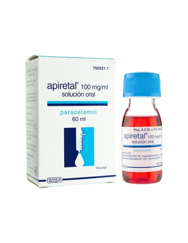 Apiretal 100 mg/ml solución oral 1 frasco 60 ml