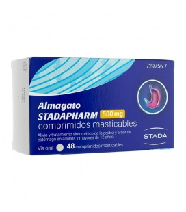 Almagato stadapharm 500 mg 48 comprimidos masticables